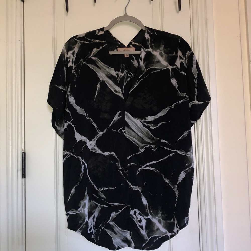 philosophy flowy v-neck top